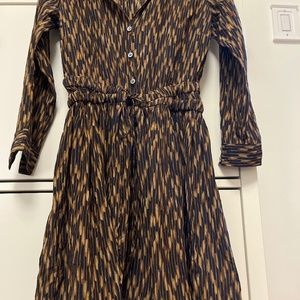 Elizabeth and James Silk shirt dress